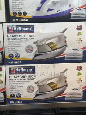 Hoffmans HM-9037 Heavy Dry Iron - 1200W Professional Quality