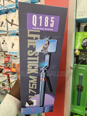Tripod Tracking Gimbal Selfie Stick Q185 360-Degree Rotation