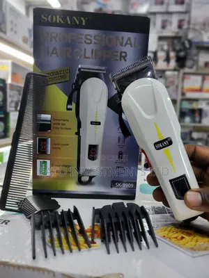 Sokany Professional Hair Clipper SK-9909 in White