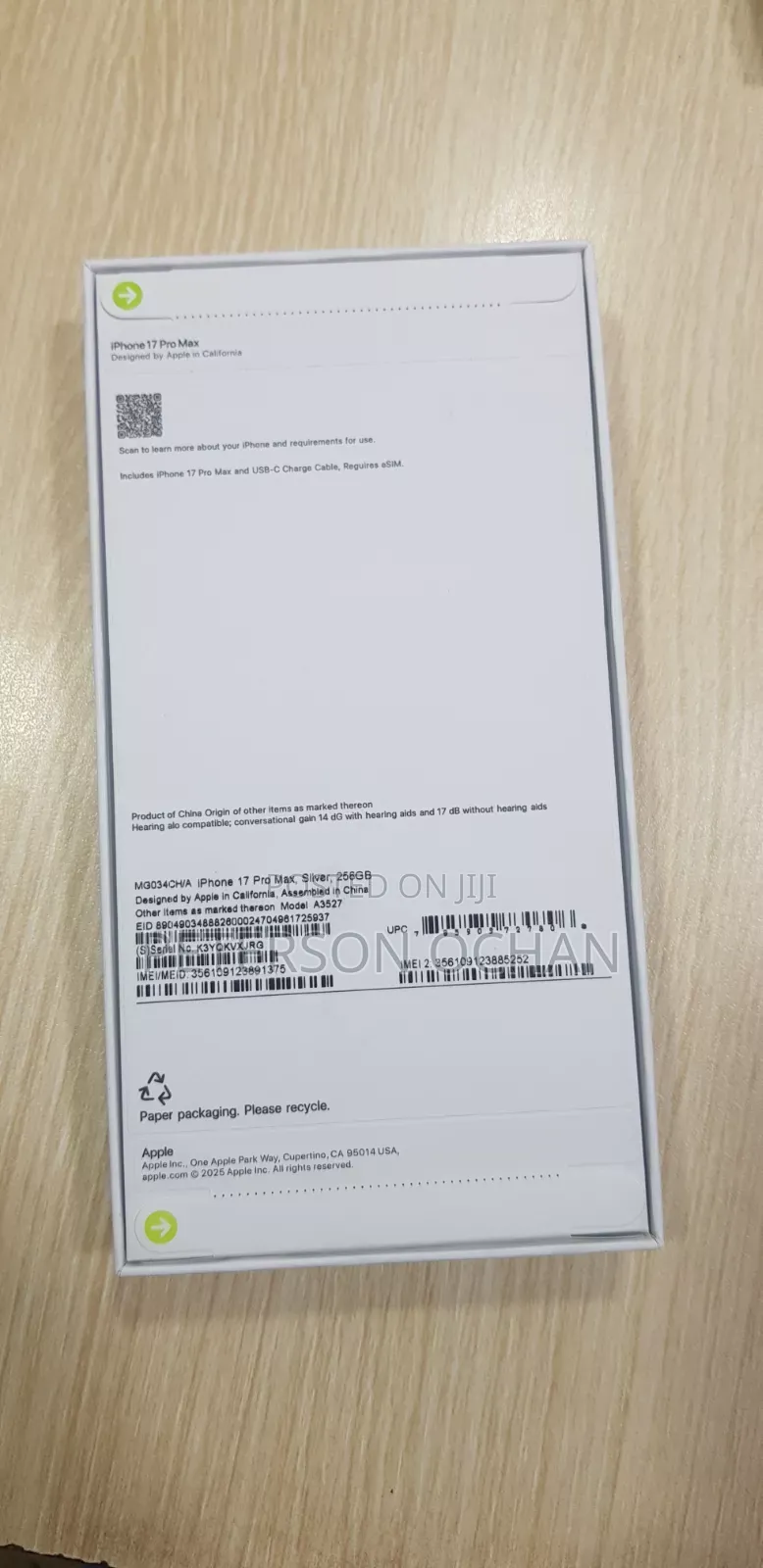 New Apple iPhone 17 Pro Max 512 GB Pink