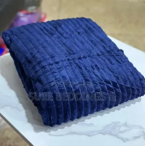Dark Blue Brown Blankets