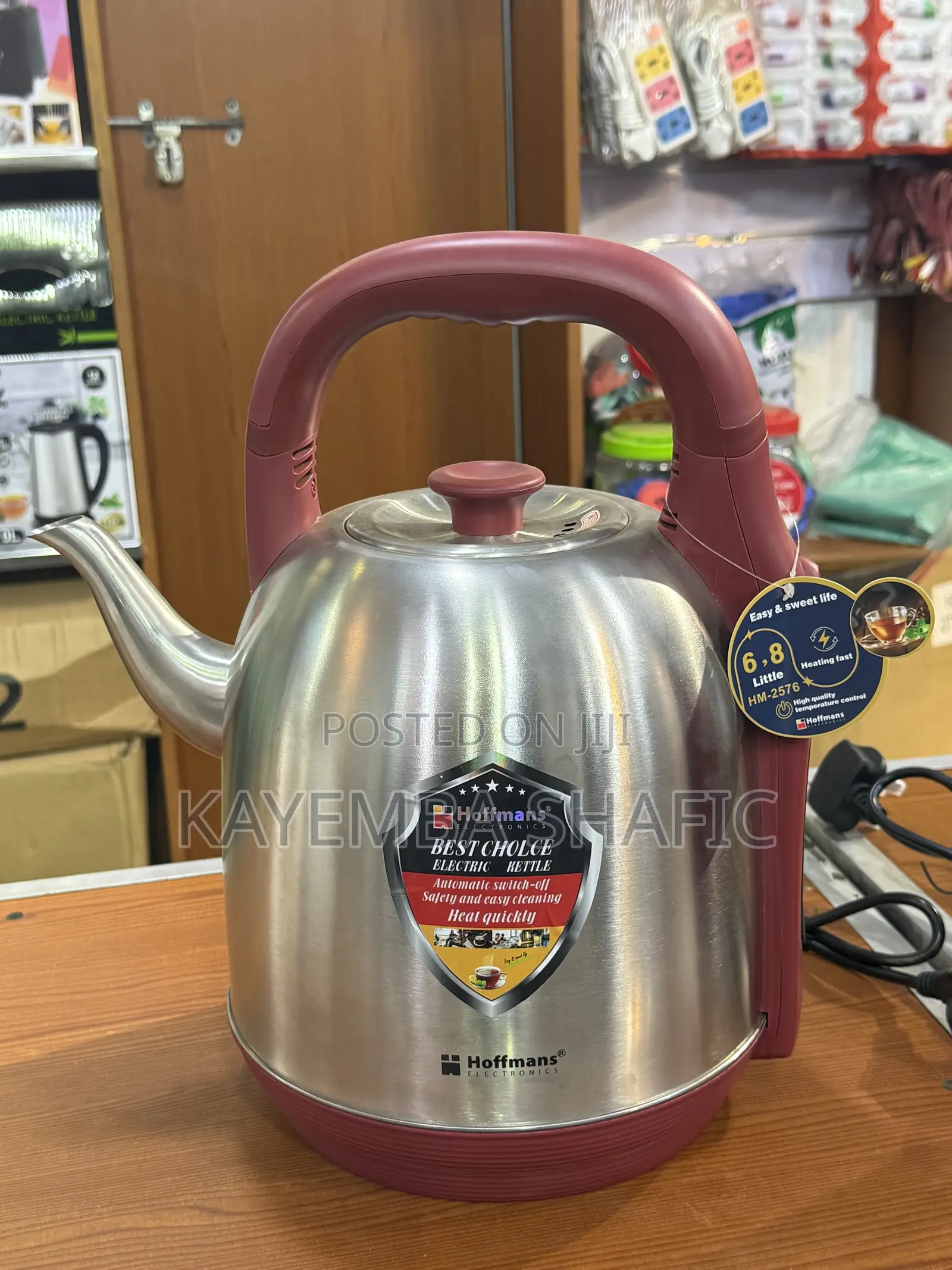 Hoffmans 6.8L Extra Large Stainless Steel Electric Kettle HM-2576