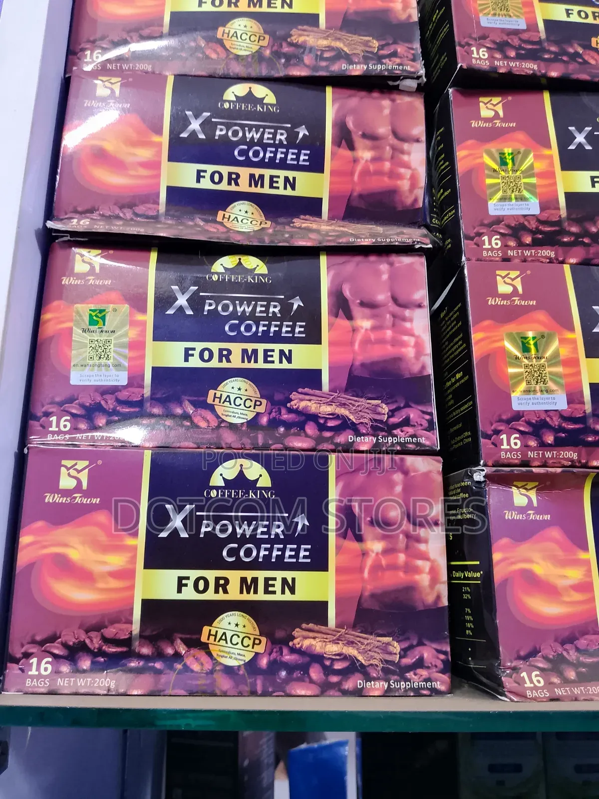 1 Pack 16bgs Coffee-King Coffee for Men (Wins Town)