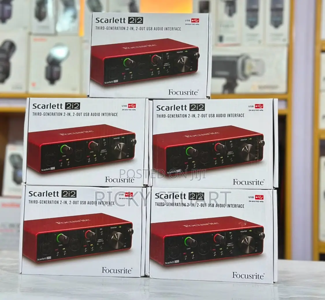 Focusrite Scarlett 2i2 (3rd Generation) USB Audio Interface