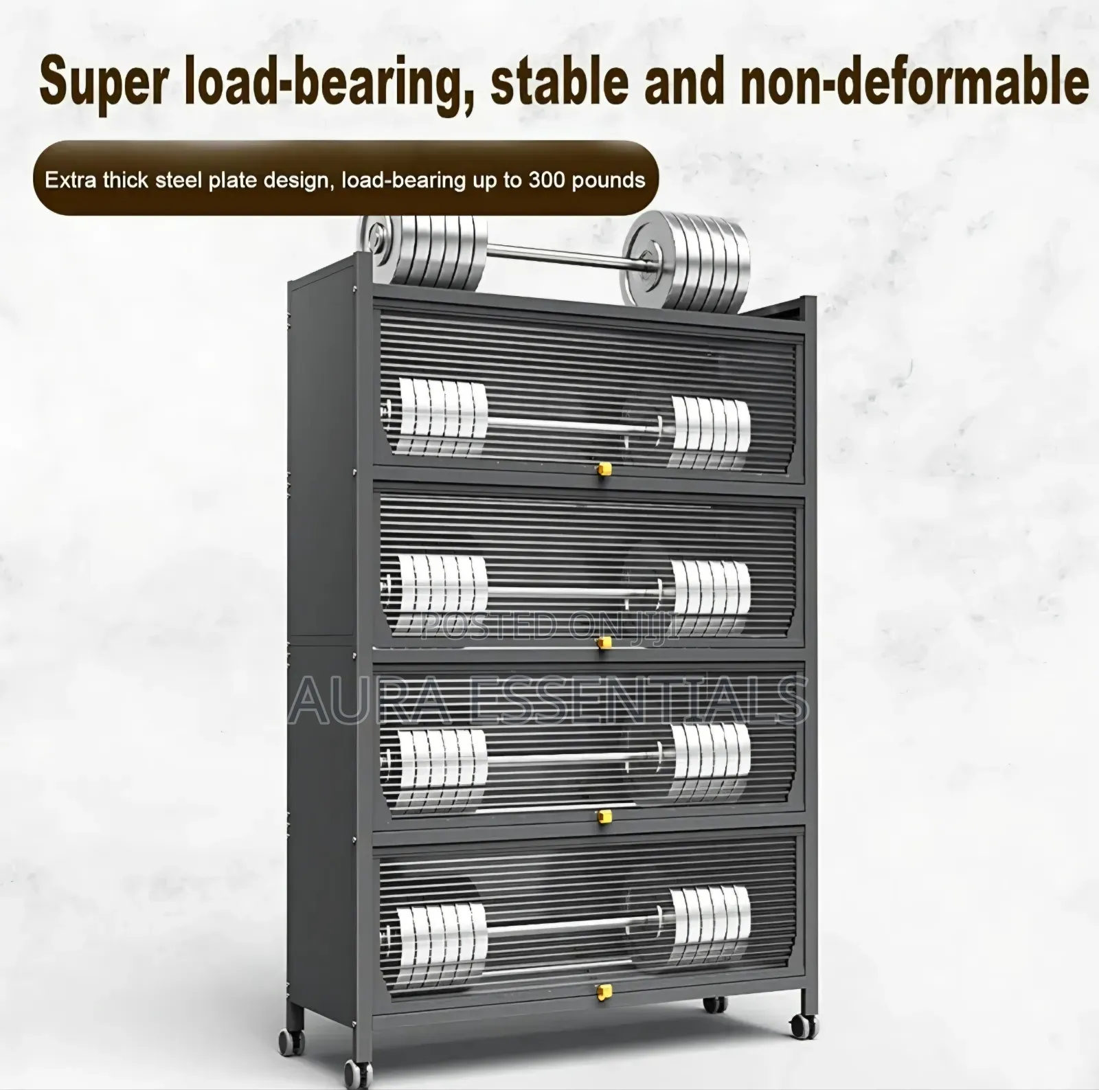 5 Tier Free Standing Kitchen Storage Shelf Rack