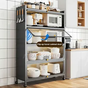 5 Tier Free Standing Kitchen Storage Shelf Rack