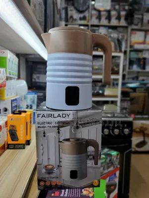 Fairlady Electric Kettle (Model: FA-9808) in a White