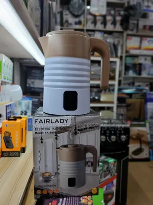 Fairlady Electric Kettle (Model: FA-9808) in a White