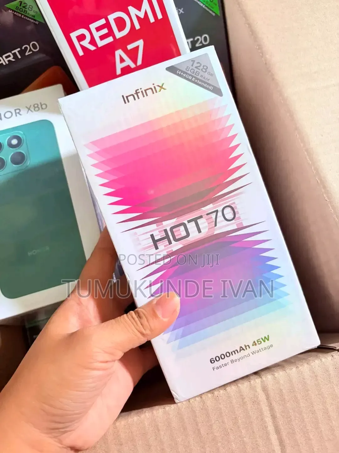 New Infinix Hot 70 128 GB Silver