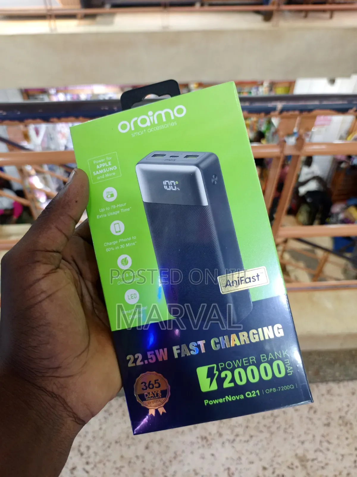 20000mAh Large Capacity Power Bank