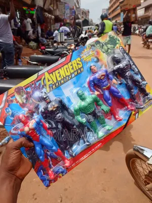 Avengers-Themed 5-Piece Superhero Action Figure Set