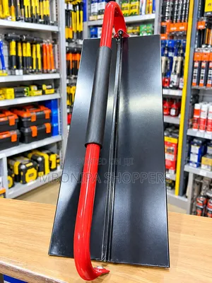 Heavy-Duty Empty Tool Box – Red Black Metal Tool Storage Case