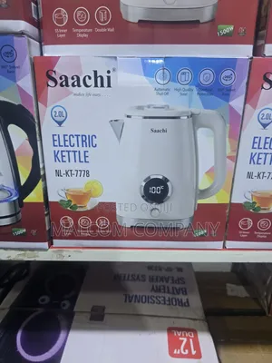 Saachi 2L Electric Kettle 1500W With Temperature Display – Uganda