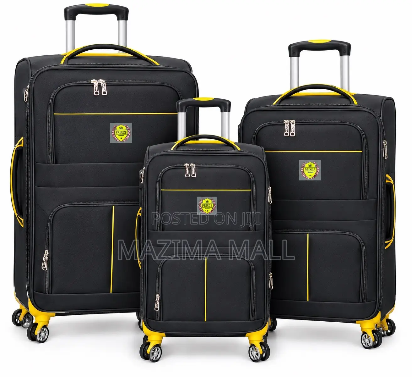 Fabric Oxford Suitcase 3 Pieces Set
