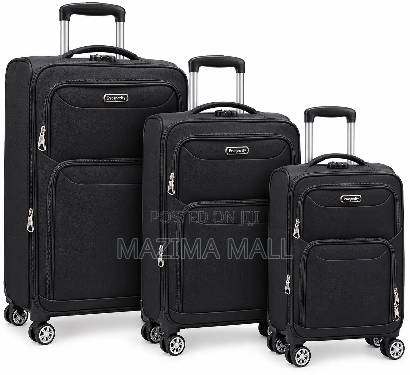 Oxford Original Fabric Suitcases 3 Pieces