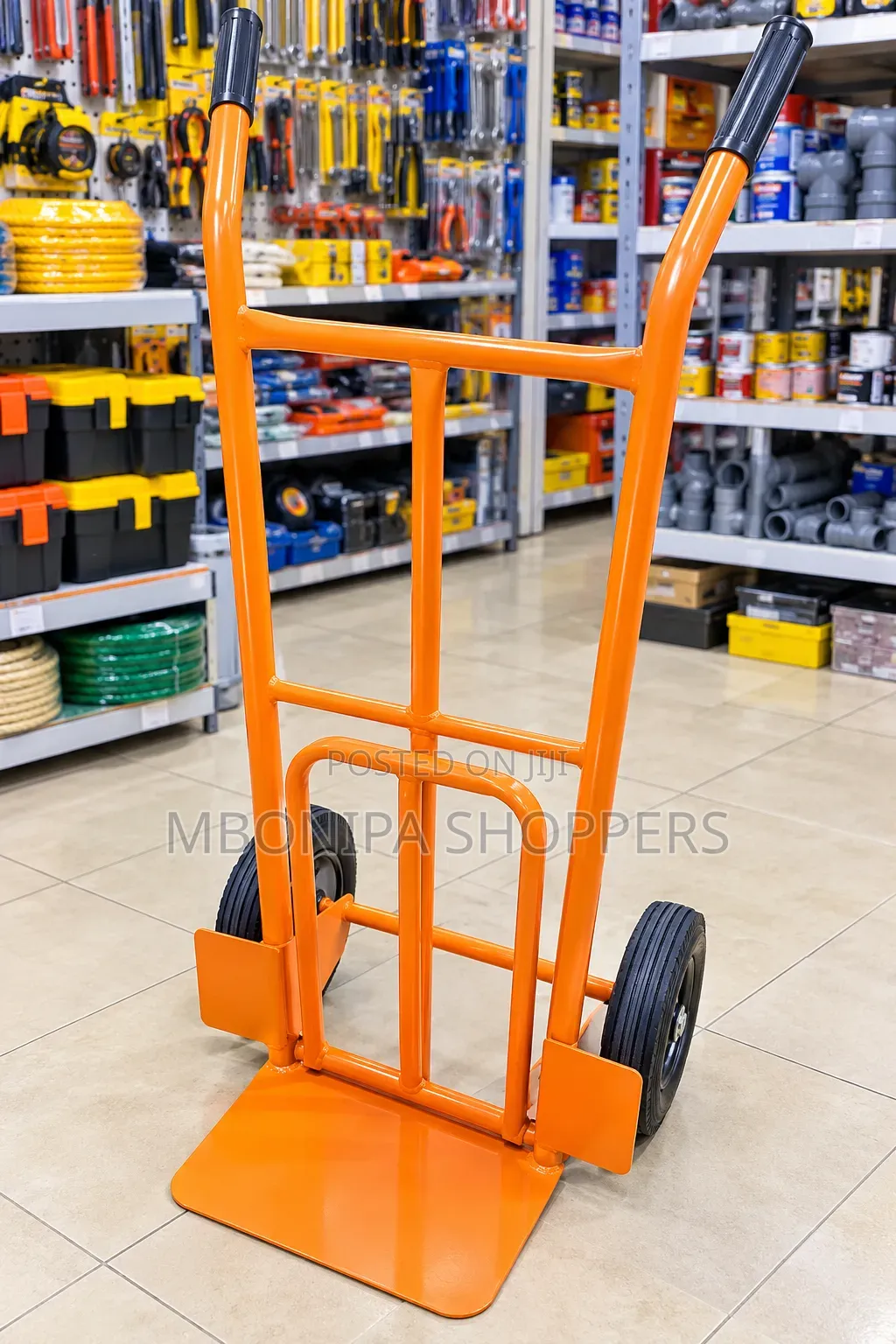 Heavy-Duty Two-Wheel Hand Trolley – Orange