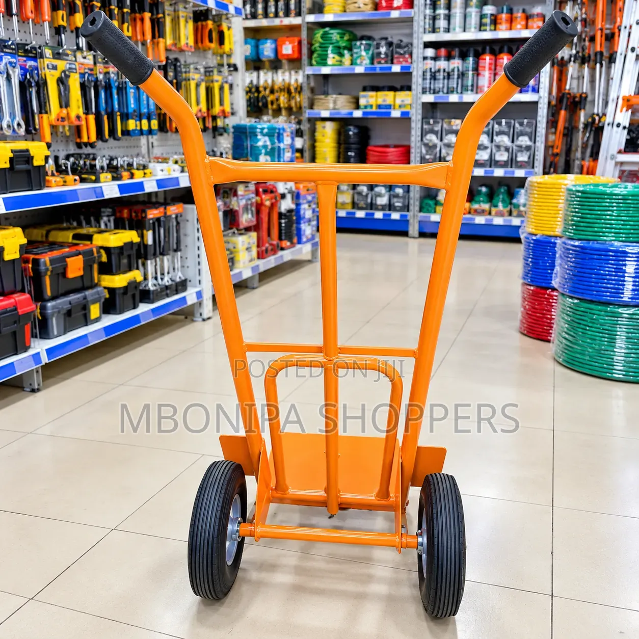 Heavy-Duty Two-Wheel Hand Trolley – Orange