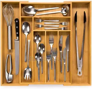 Bamboo Drawer Organizer