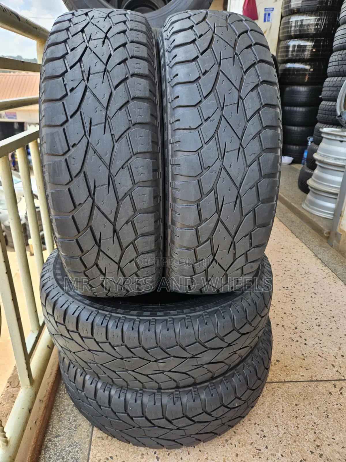 225 75 R15C With a 6PR Ecovision All Terrain AT Tires Still Gd Tires.