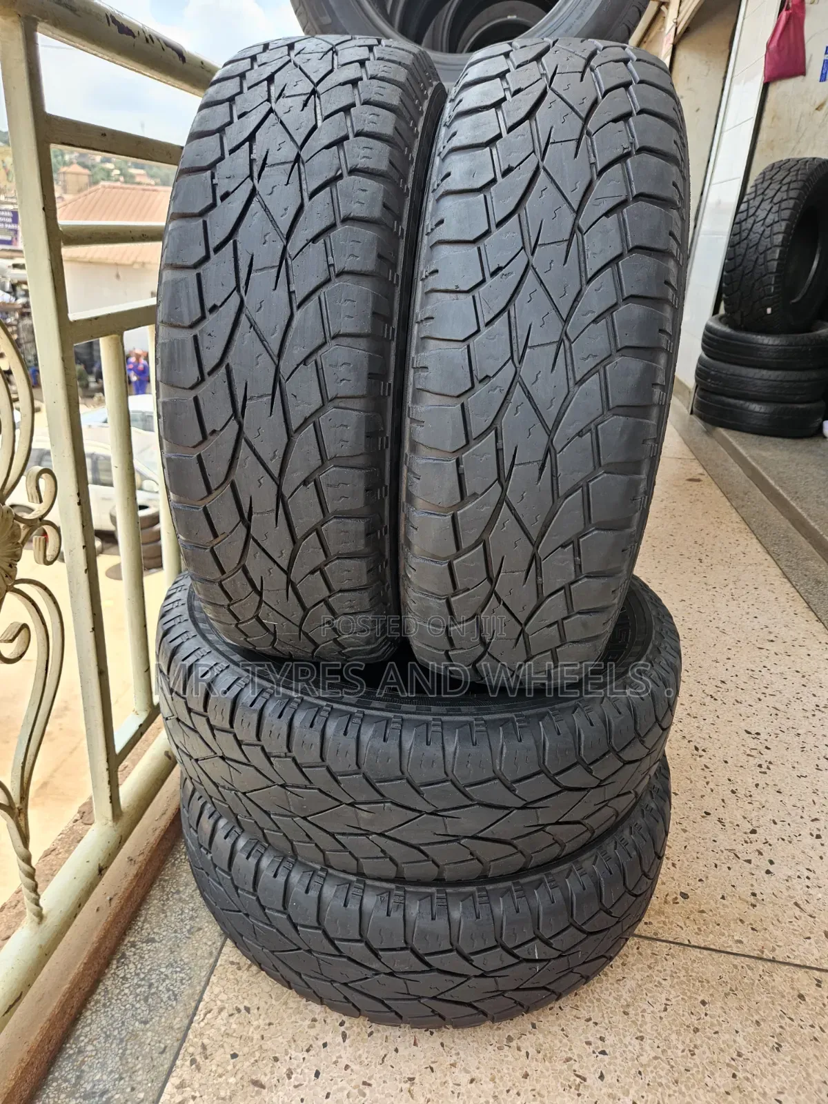 225 75 R15C With a 6PR Ecovision All Terrain AT Tires Still Gd Tires.
