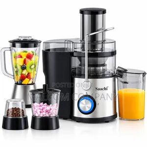 Saachi 4-in-1 Juicer Blender– 2-Speed Juice Extractor Food Processor