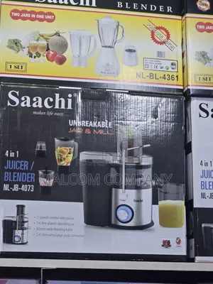 Saachi 4-in-1 Juicer Blender– 2-Speed Juice Extractor Food Processor