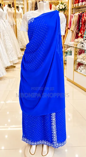 Mushanana – Elegant Royal Blue Traditional Wear