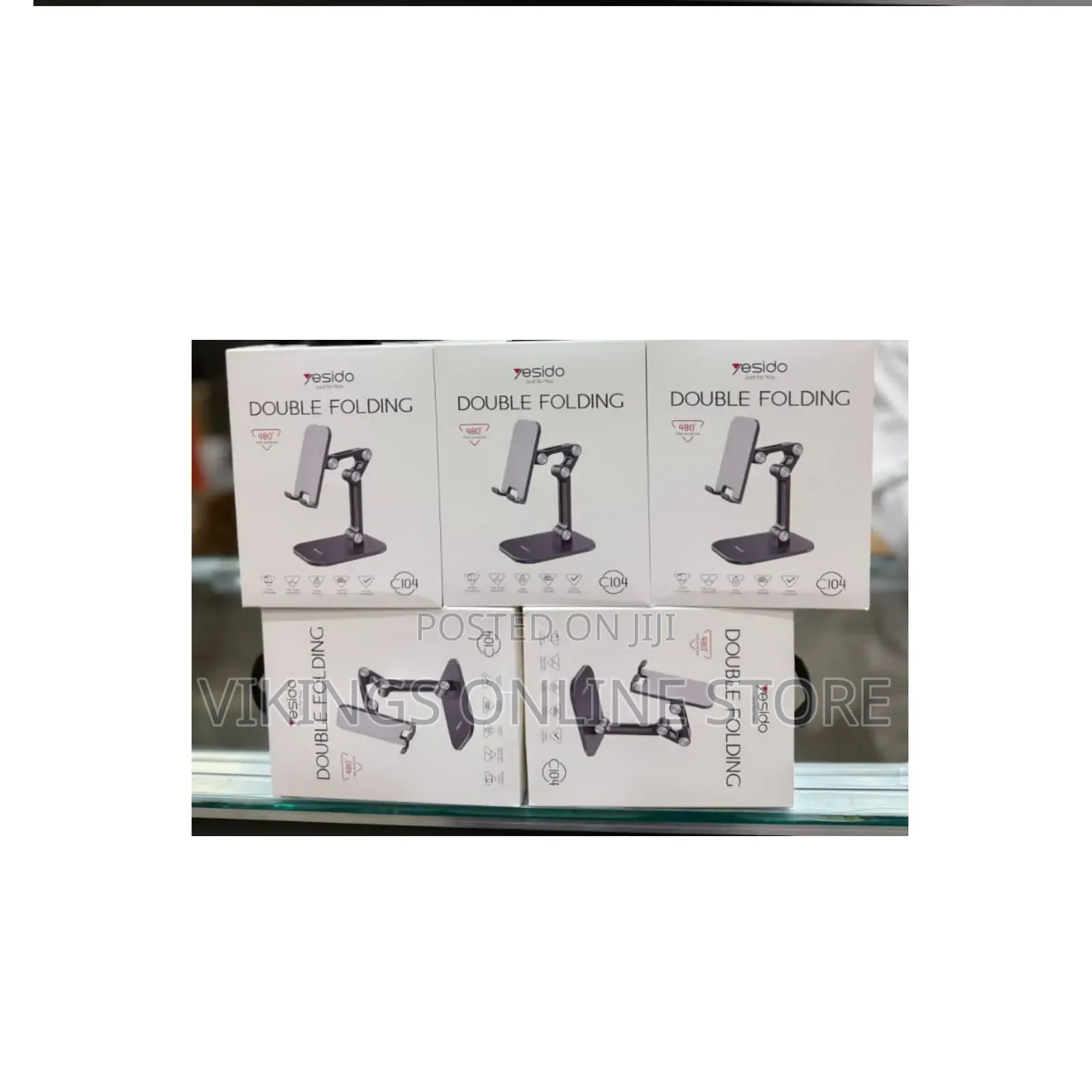 C104 Desktop Angle Adjustable Mobile Phone Stand Aluminum Alloy Tablet