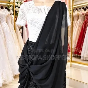 Mushanana – Elegant Black White Traditional Dress
