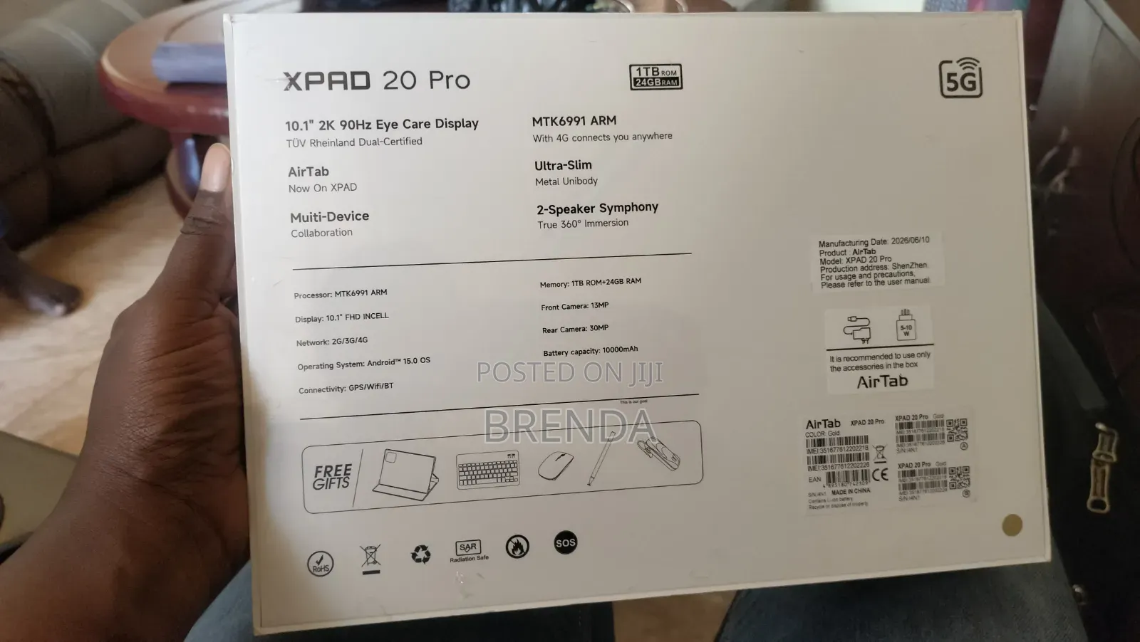 New AirTab XPAD 20 Pro 1 TB