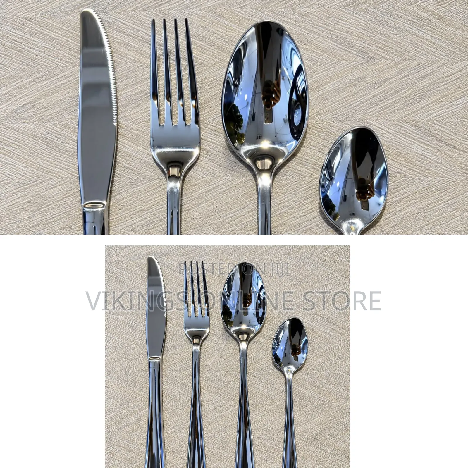 Classic 4-Piece Stainless Steel Place Setting of Flatware