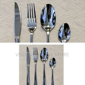 Classic 4-Piece Stainless Steel Place Setting of Flatware