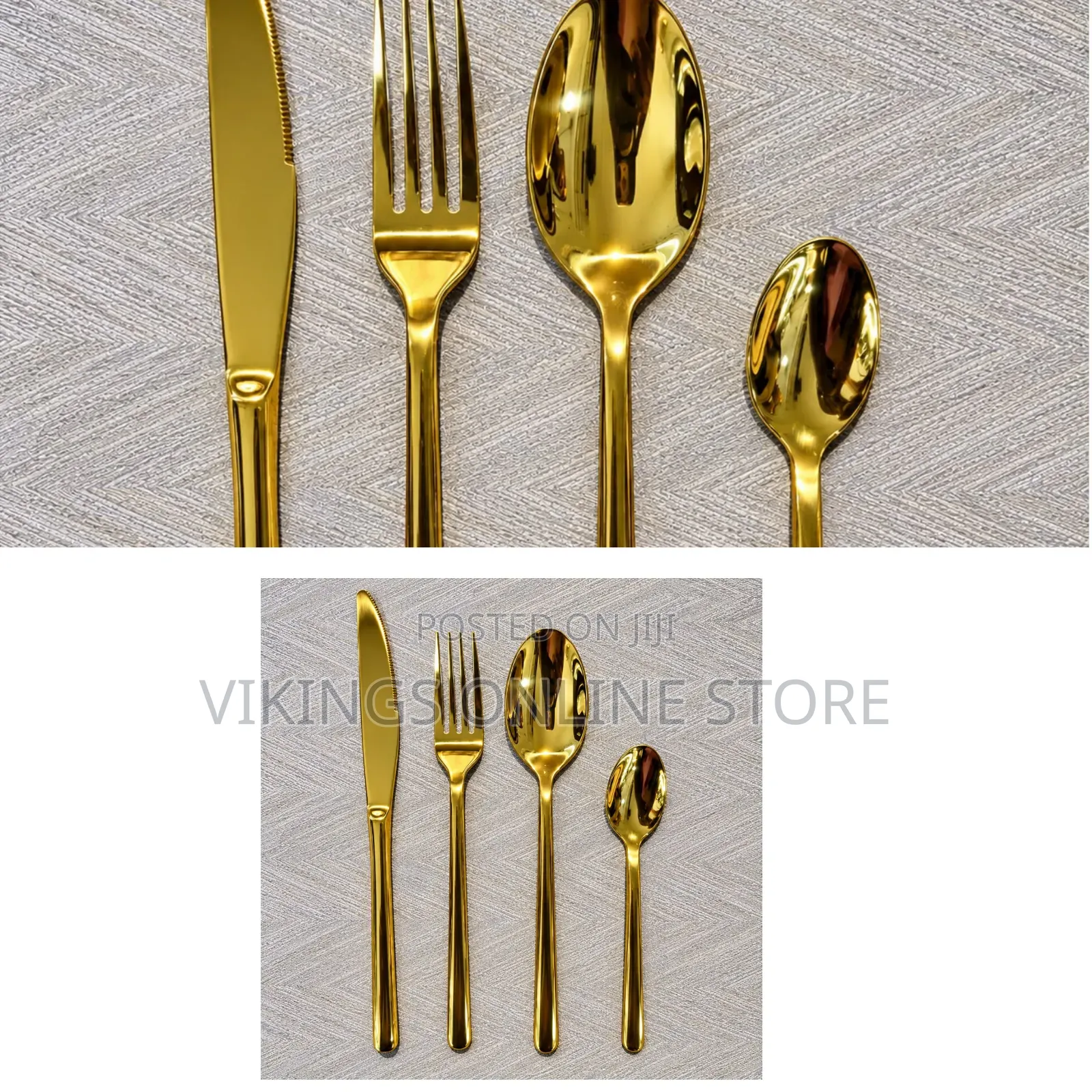 Modern Gold Flatware Collection