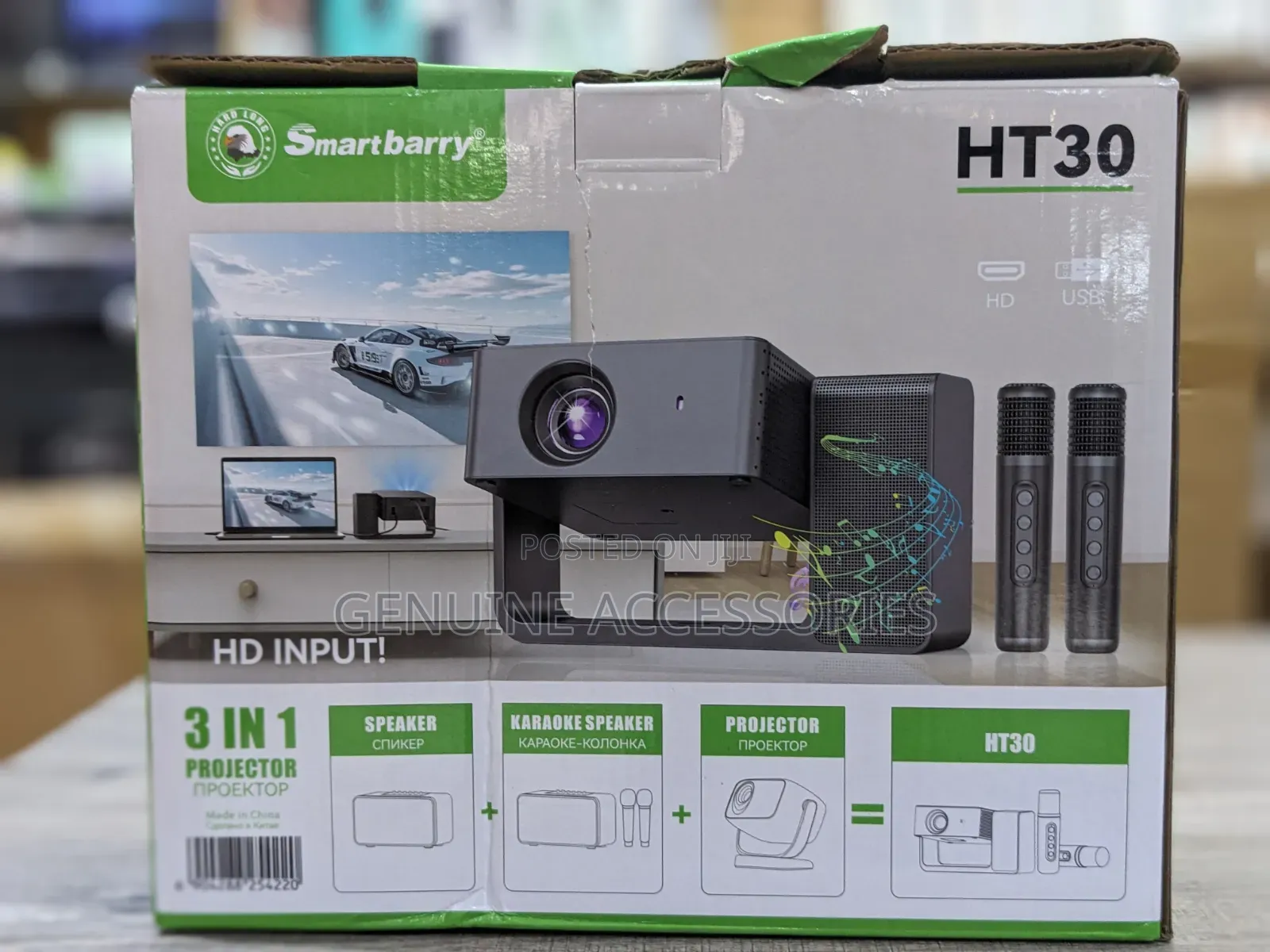 Smartbarry HT30 4k High Definition Projector