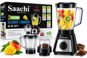 Saachi 3-in-1 Blender Grinder 600W –1.5L Blender With Grinder Uganda