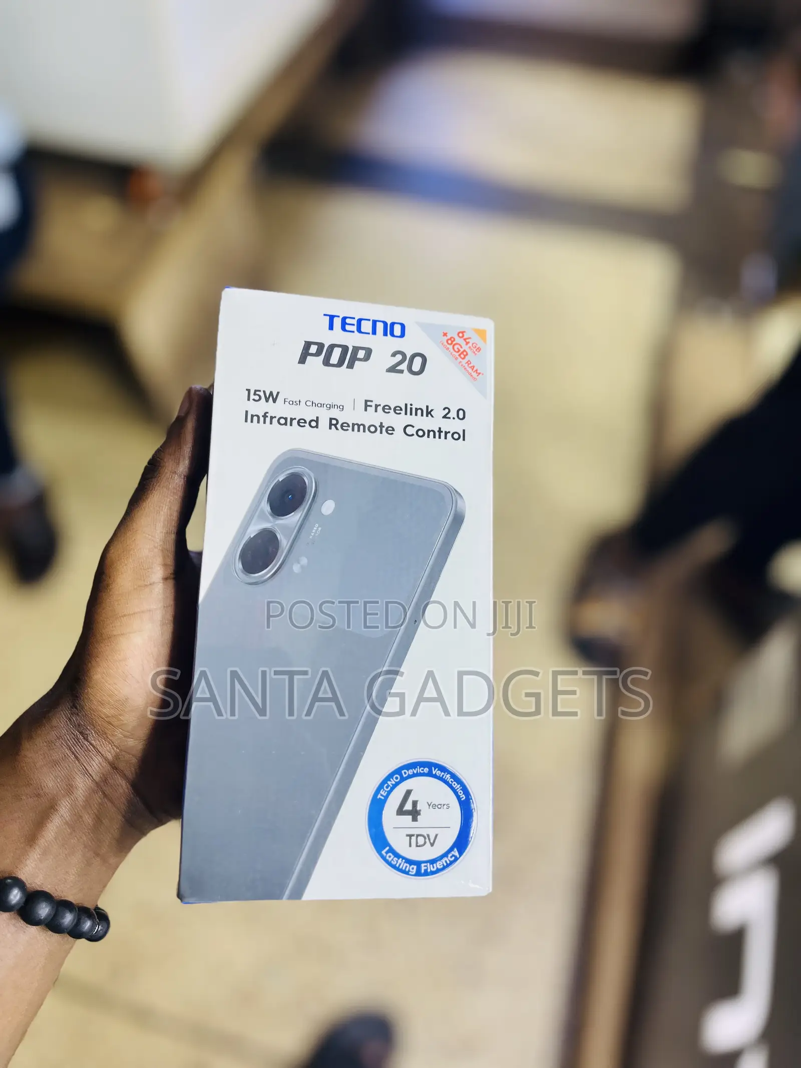 New Tecno Pop 20 64 GB Black