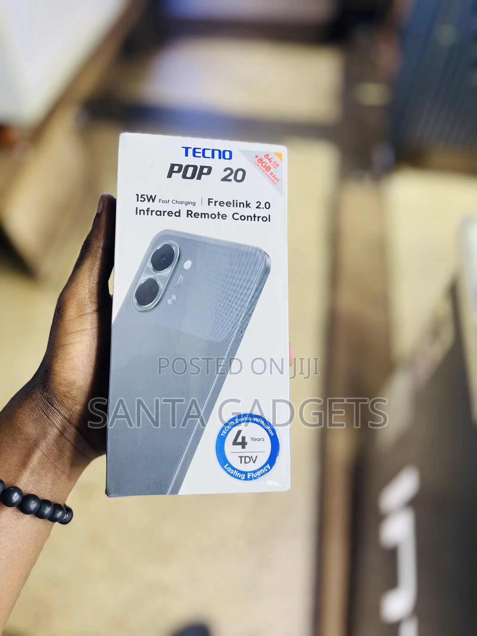 New Tecno Pop 20 64 GB Black