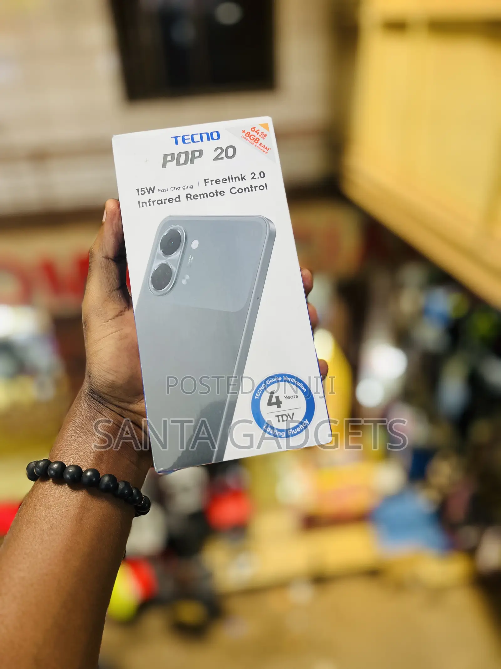 New Tecno Pop 20 64 GB Black