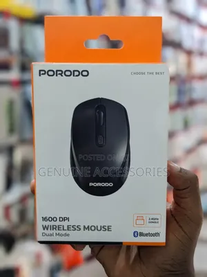 Porodo 1600DPI Wireless Mouse Dual Mode