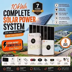 Premium 10kwh Solar Full System Installation With 6000-Cycle Battery