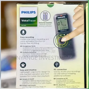 Philips Voice Tracer Digital Voice Recorder, Built in 8GB Storage .
