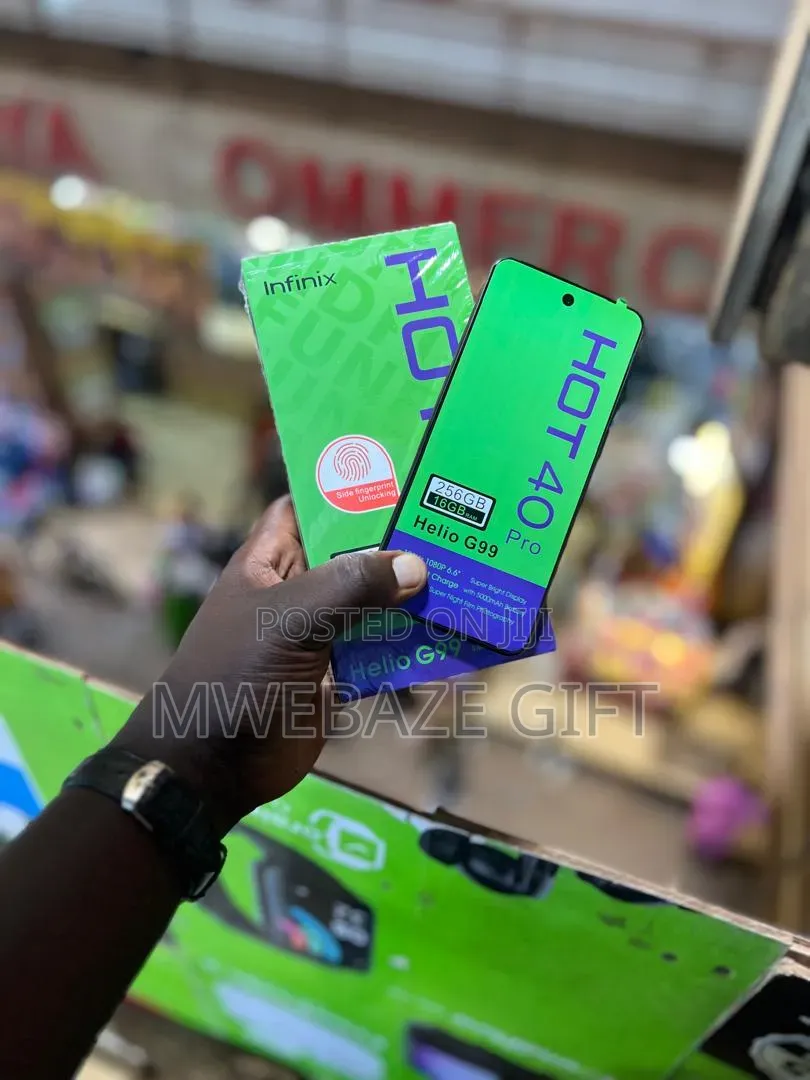 New Infinix Hot 40 Pro 256 GB Black
