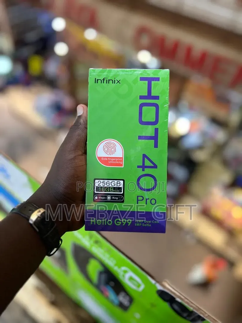 New Infinix Hot 40 Pro 256 GB Black
