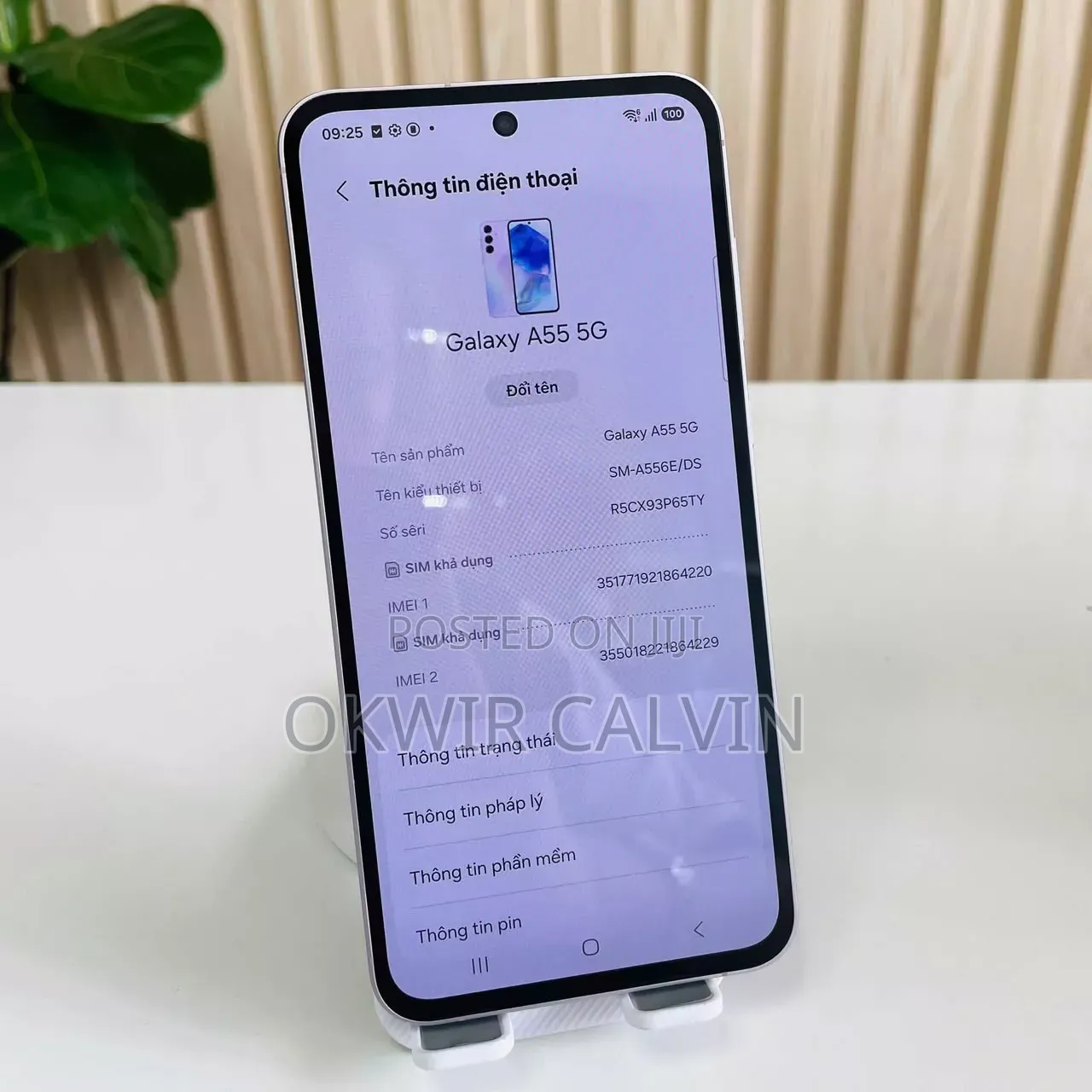 New Samsung Galaxy A55 256 GB Purple