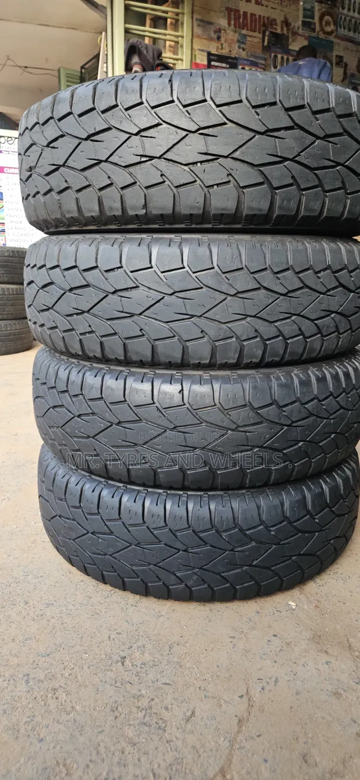 225 75 R15C With a 6PR Ecovision All Terrain AT Tires Still Gd Tires.