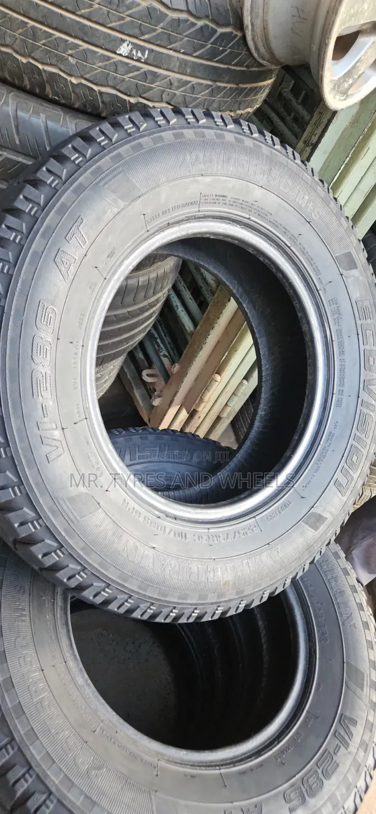 225 75 R15C With a 6PR Ecovision All Terrain AT Tires Still Gd Tires.