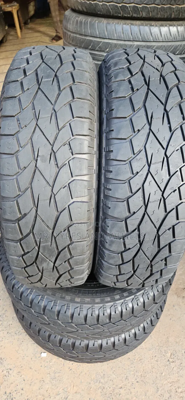 225 75 R15C With a 6PR Ecovision All Terrain AT Tires Still Gd Tires.