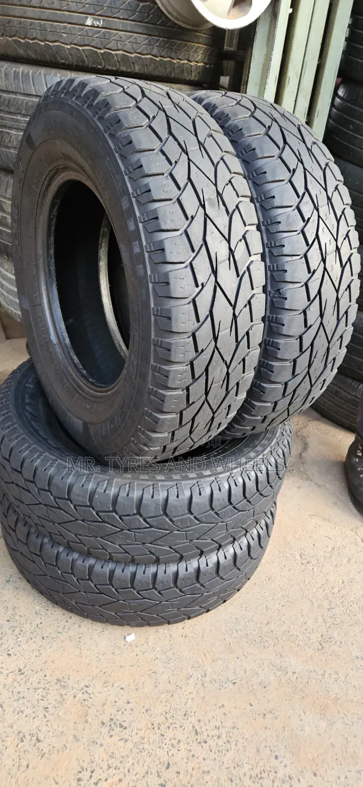 225 75 R15C With a 6PR Ecovision All Terrain AT Tires Still Gd Tires.