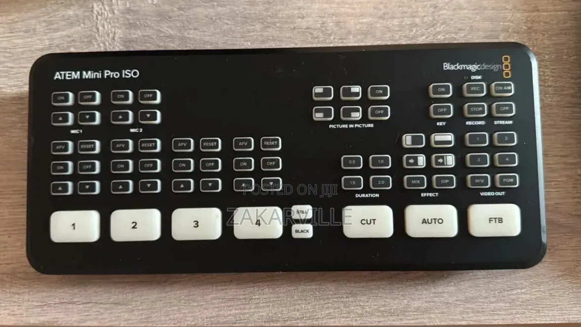 Blackmagic Design ATEM Mini Pro ISO HDMI Live Stream Switcher
