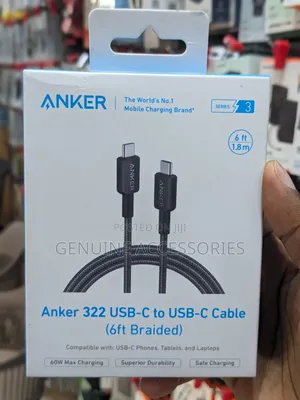 Anker 322 USB-C to USB-C Cable(6ft Braided)